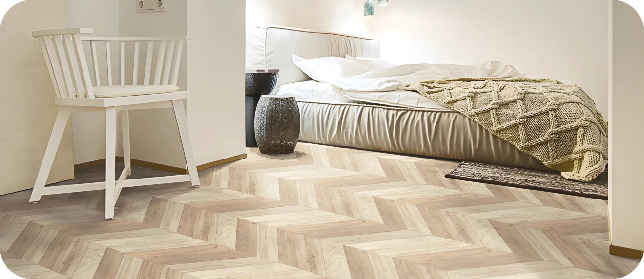 Self Adhesive Flooring at Bedroom